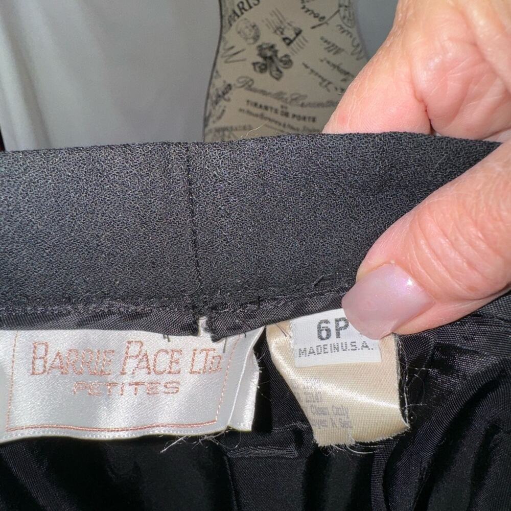 Gorgeous Barrie Pace Black Wool Pant Suit - Picture 13 of 14